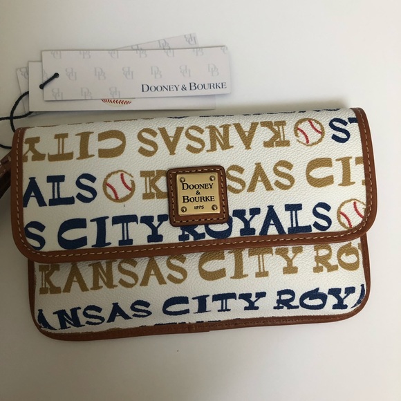 Dooney & Bourke Kansas City Royals Wristlet - Picture 2 of 9